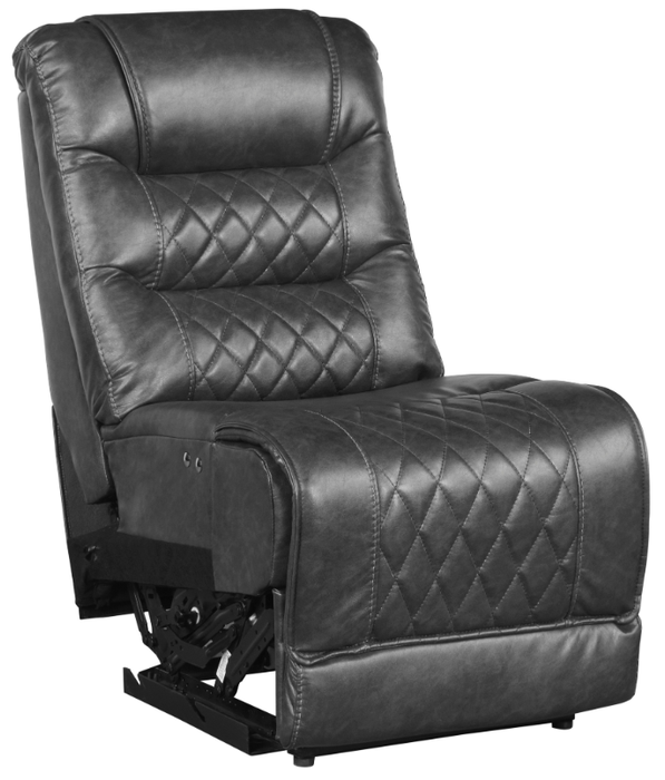 Putnam Power Armless Reclining Chair in Gray 9405GY-ARPW - Home Furniture And More (Brentwood, MD)