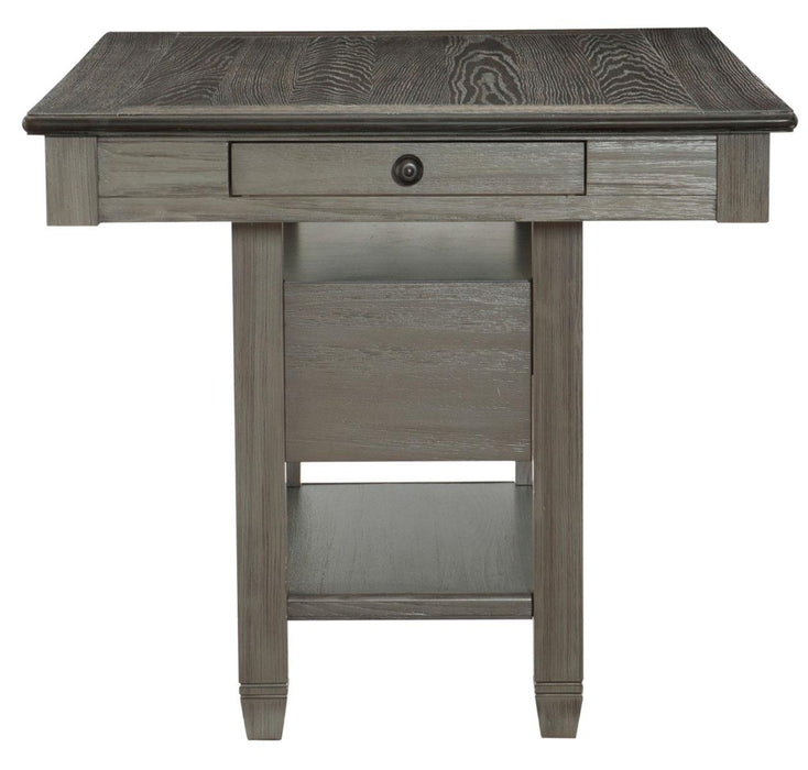 Granby Counter Height Dining Table in Coffee and Antique Gray 5627GY-36* - Home Furniture And More (Brentwood, MD)