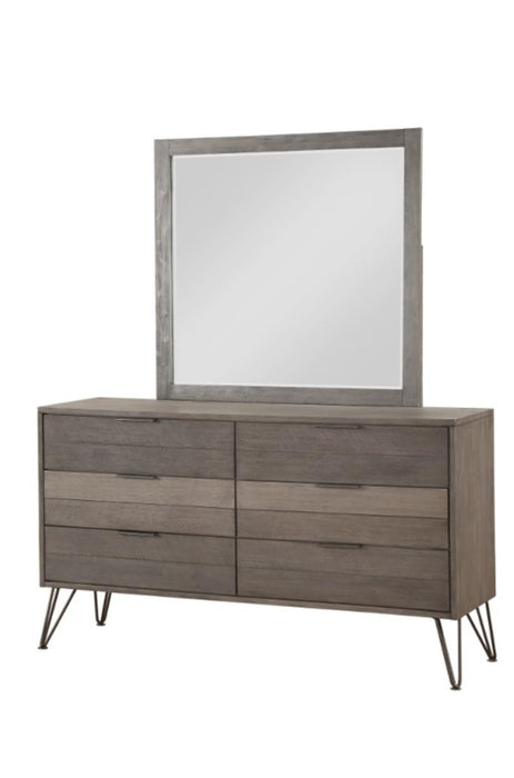 Urbanite Dresser in Tri-tone Gray 1604-5 - Home Furniture And More (Brentwood, MD)