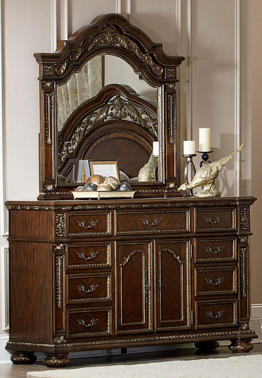 Catalonia 9 Drawer Dresser in Cherry 1824-5 - Home Furniture And More (Brentwood, MD)