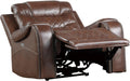 Putnam Swivel Glider Reclining Chair in Brown 9405BR-1 - Home Furniture And More (Brentwood, MD)
