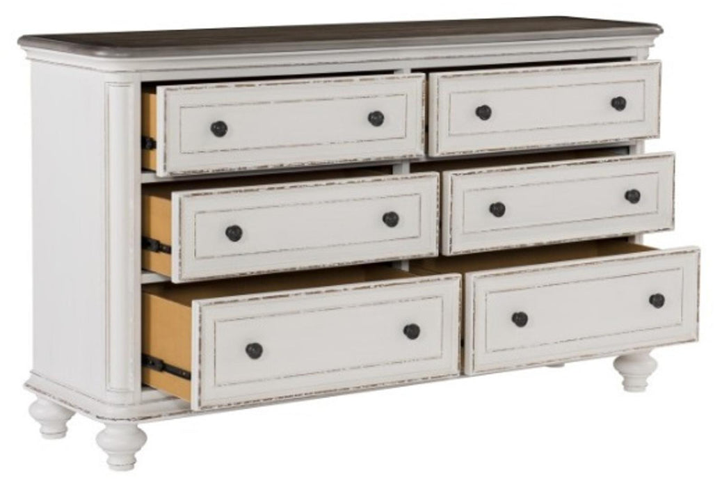 Baylesford Dresser in Two Tone 1624W-5 - Home Furniture And More (Brentwood, MD)