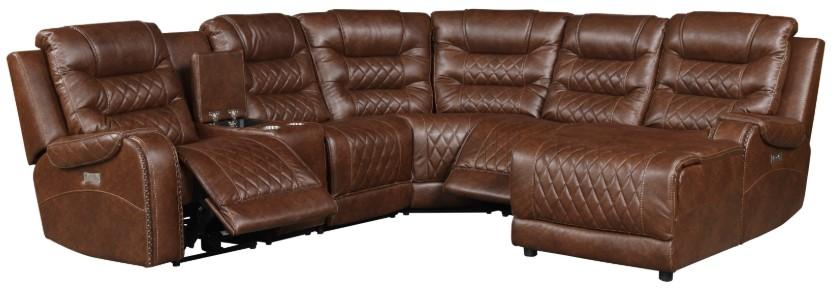 Putnam Corner Seat in Brown 9405BR-CR - Home Furniture And More (Brentwood, MD)