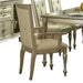 Celandine Arm Chair in Silver (Set of 2) - Home Furniture And More (Brentwood, MD)