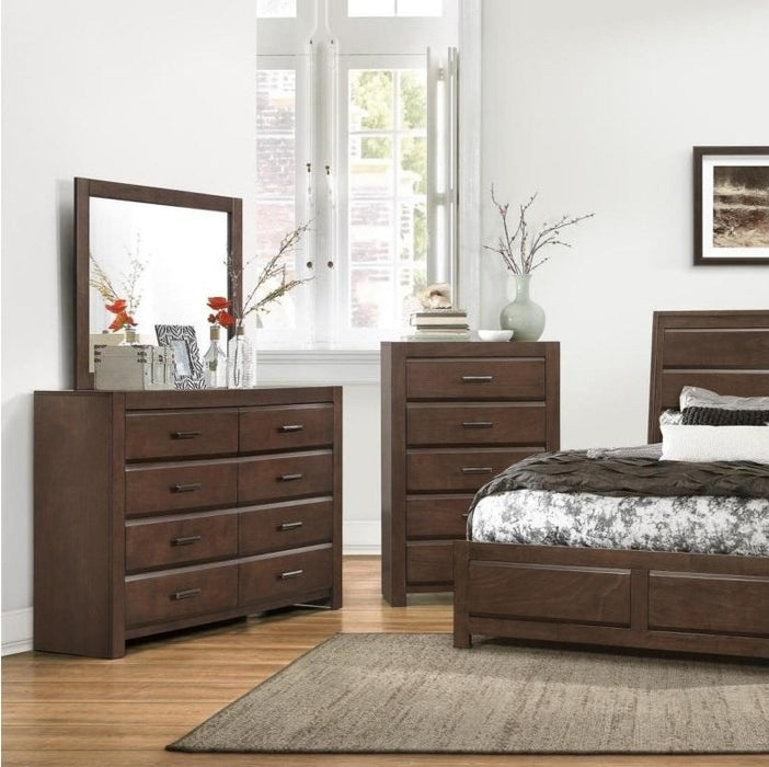 Erwan Mirror in Dark Walnut 1961-6 - Home Furniture And More (Brentwood, MD)