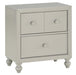 Wellsummer 2 Drawer Nightstand in Gray 1803GY-4 - Home Furniture And More (Brentwood, MD)
