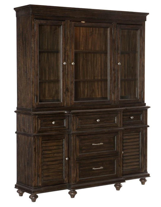Cardano Buffet & Hutch in Charcoal 1689-50* - Home Furniture And More (Brentwood, MD)