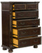 Catalonia 5 Drawer Chest in Cherry 1824-9 - Home Furniture And More (Brentwood, MD)