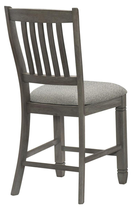 Granby Counter Height Chair in Antique Gray (Set of 2) 5627GY-24 - Home Furniture And More (Brentwood, MD)