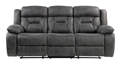 Madrona Hill Double Reclining Sofa in Gray 9989GY-3 - Home Furniture And More (Brentwood, MD)