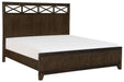 Griggs King Panel Bed in Dark Brown 1669K-1EK* - Home Furniture And More (Brentwood, MD)