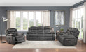 Madrona Hill Double Reclining Sofa in Gray 9989GY-3 - Home Furniture And More (Brentwood, MD)