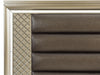Loudon King Platform with Storage Bed in Champagne Metallic 1515K-1EK* - Home Furniture And More (Brentwood, MD)