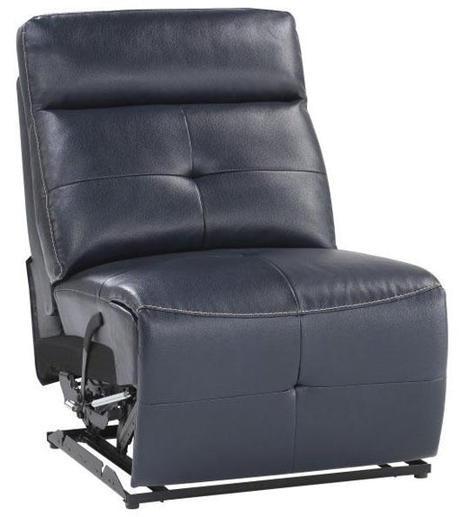 Avenue Armless Reclining Chair in Navy 9469NVB-AR - Home Furniture And More (Brentwood, MD)