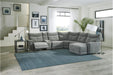 Tesoro Right Side Chaise in Dark Gray 9509DG-5R - Home Furniture And More (Brentwood, MD)