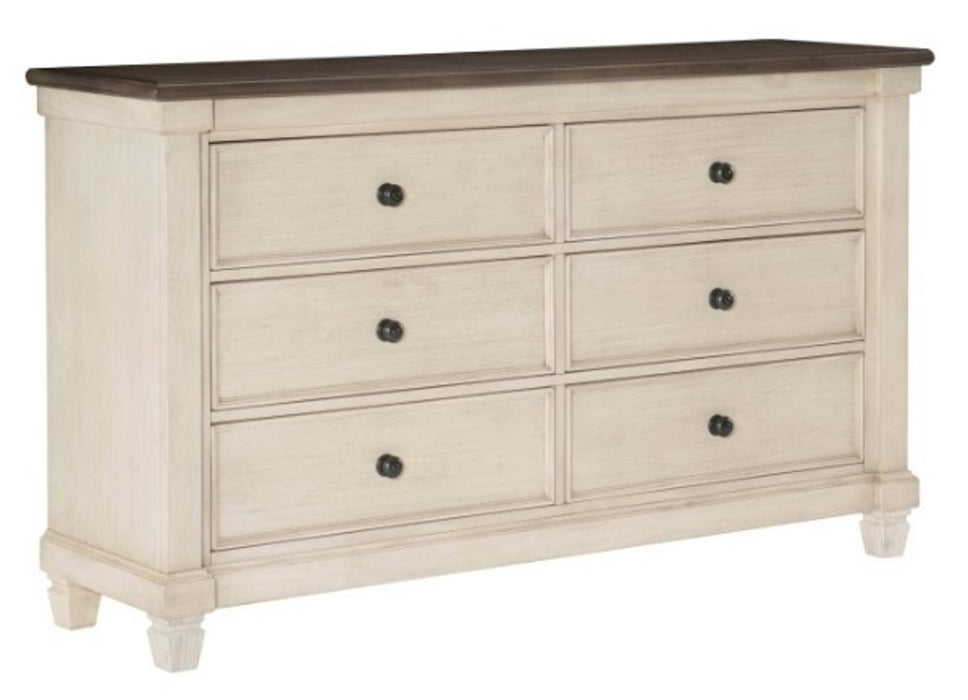 Weaver Dresser in Two Tone 1626-5 - Home Furniture And More (Brentwood, MD)