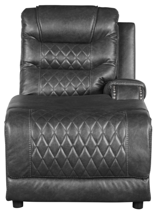 Putnam Power Right Side Reclining Chaise with USB Port in Gray 9405GY-RCPW - Home Furniture And More (Brentwood, MD)