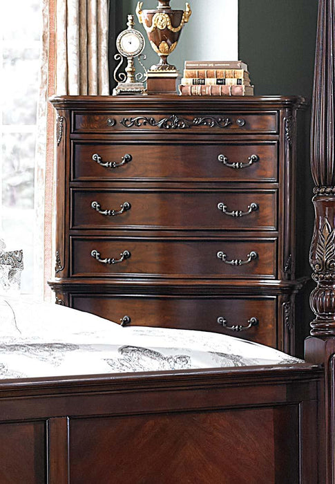 Deryn Park 6 Drawer Chest in Cherry 2243-9 - Home Furniture And More (Brentwood, MD)