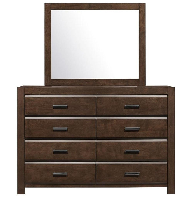 Erwan 8 Drawer Dresser in Dark Walnut 1961-5 - Home Furniture And More (Brentwood, MD)