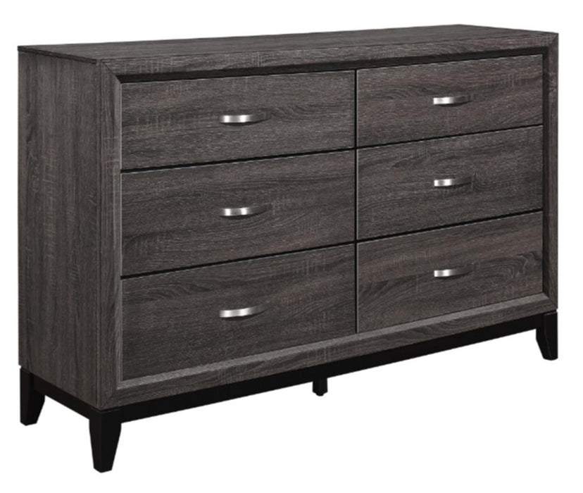 Davi Dresser in Gray 1645-5 - Home Furniture And More (Brentwood, MD)