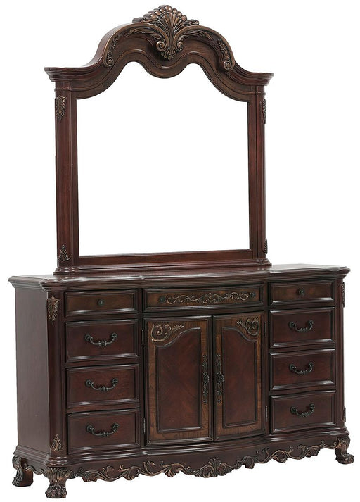 Deryn Park Mirror in Cherry 2243-6 - Home Furniture And More (Brentwood, MD)