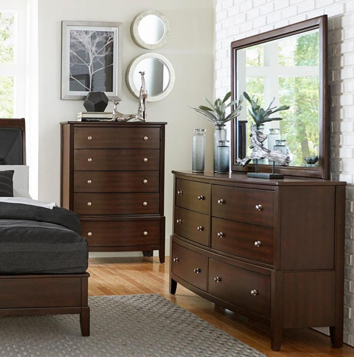 Cotterill 5 Drawer Chest in Cherry 1730-9 - Home Furniture And More (Brentwood, MD)