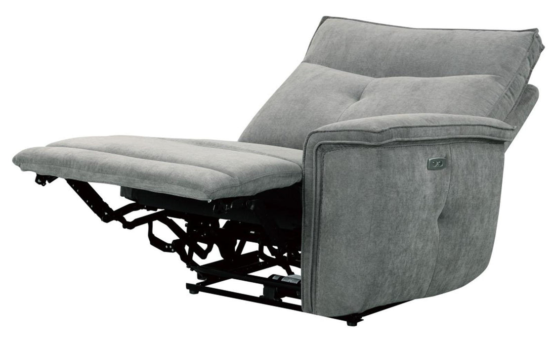 Tesoro Power Right Side Reclining Chair in Dark Gray 9509DG-RRPWH - Home Furniture And More (Brentwood, MD)