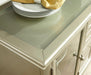 Celandine Server with Glass insert in Silver 1928-40NG - Home Furniture And More (Brentwood, MD)