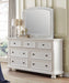 Laurelin 7 Drawer Dresser in White 1714W-5 - Home Furniture And More (Brentwood, MD)