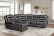 Putnam Power Armless Reclining Chair in Gray 9405GY-ARPW - Home Furniture And More (Brentwood, MD)