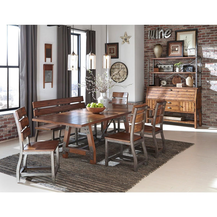 Holverson Side Chair in Rustic Brown (Set of 2) - Home Furniture And More (Brentwood, MD)