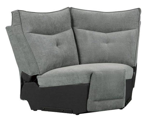 Tesoro Corner Seat in Dark Gray 9509DG-CR - Home Furniture And More (Brentwood, MD)