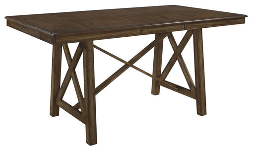 Levittown Counter Height Table in Brown 5757-36 - Home Furniture And More (Brentwood, MD)