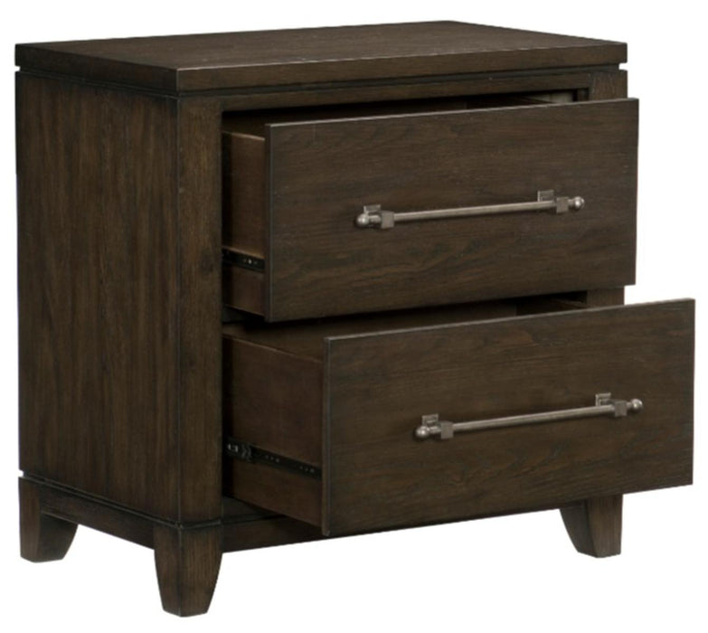 Griggs Nightstand in Dark Brown 1669-4 - Home Furniture And More (Brentwood, MD)