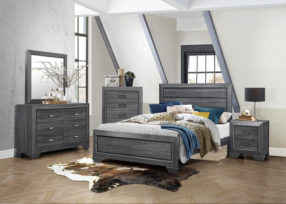 Beechnut Mirror in Gray 1904GY-6 - Home Furniture And More (Brentwood, MD)