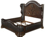 Royal Highlands King Upholstered Panel Bed in Rich Cherry 1603K-1EK - Home Furniture And More (Brentwood, MD)