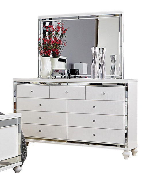 Alonza 9 Drawer Dresser in White 1845-5 - Home Furniture And More (Brentwood, MD)