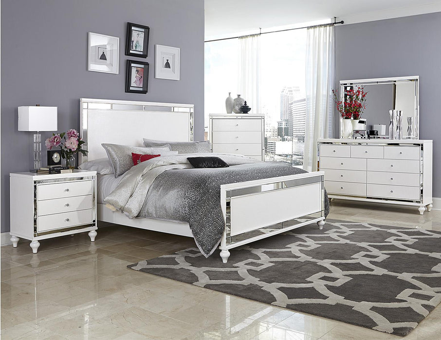 Alonza 3 Drawer Nightstand in White 1845-4 - Home Furniture And More (Brentwood, MD)