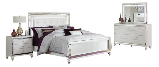 Alonza Queen LED Panel Bed 1845LED-1 - Home Furniture And More (Brentwood, MD)