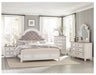 Baylesford King Upholstered Panel Bed in Antique White 1624KW-1EK* - Home Furniture And More (Brentwood, MD)