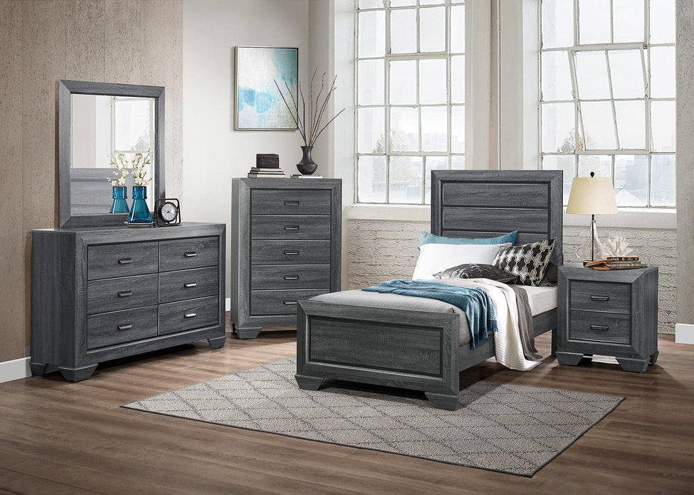 Beechnut 6 Drawer Dresser in Gray 1904GY-5 - Home Furniture And More (Brentwood, MD)