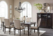 Begonia Dining Table in Gray 1718GY-90 - Home Furniture And More (Brentwood, MD)