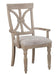 Cardano Arm Chair in Light Brown(Set of 2) - Home Furniture And More (Brentwood, MD)