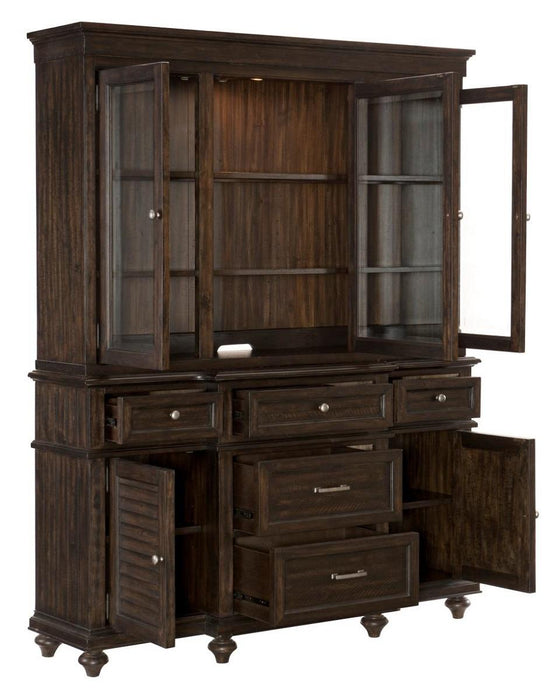 Cardano Buffet & Hutch in Charcoal 1689-50* - Home Furniture And More (Brentwood, MD)