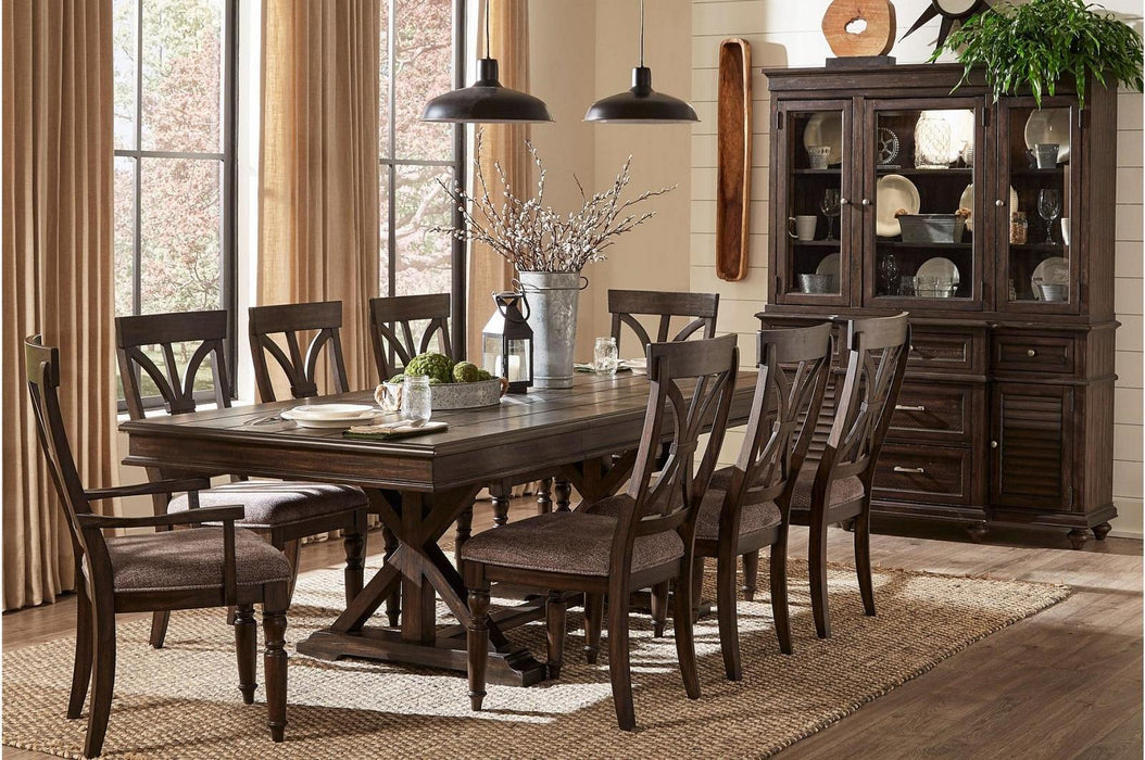 Cardano Arm Chair in Charcoal (Set of 2) - Home Furniture And More (Brentwood, MD)