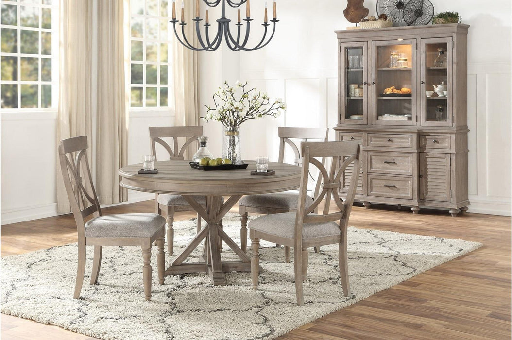 Cardano Side Chair in Light Brown (Set of 2) - Home Furniture And More (Brentwood, MD)