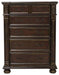 Catalonia 5 Drawer Chest in Cherry 1824-9 - Home Furniture And More (Brentwood, MD)