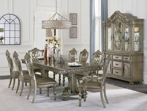 Catalonia Side Chair in Platinum Gold (Set of 2) - Home Furniture And More (Brentwood, MD)