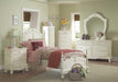 Cinderella Full Poster Bed in Antique White 1386FNW-1* - Home Furniture And More (Brentwood, MD)