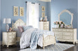 Cinderella 5 Drawer Chest in Antique White with Grey Rub-Through 1386NW-9 - Home Furniture And More (Brentwood, MD)